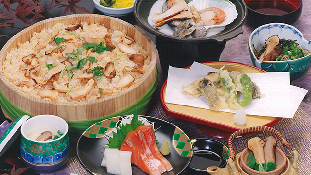 松茸御飯食べ放題