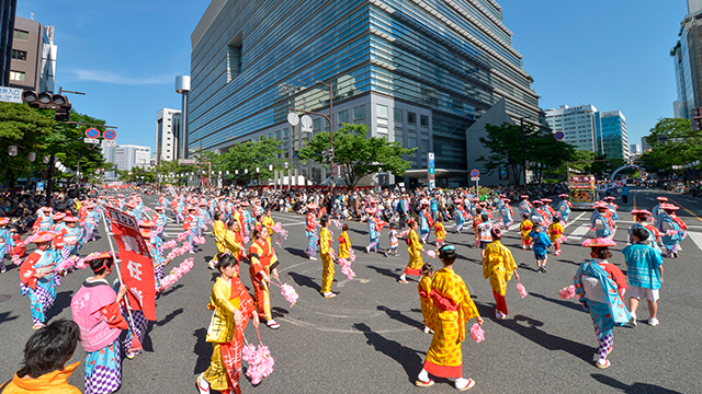 「博多どんたく」どんたく広場
